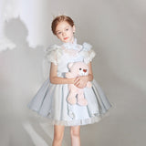 Mqtime Brand Spanish Dresses for Children Teenagers Girls Royal Lolita Princess Ball Gown Kids Birthday Dresses Girl Boutique Clothes