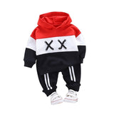 Mqtime Spring Autumn Children Cotton Clothing Suit Baby Boys Girls Clothes Kids Sport Hoodies Pants 2Pcs/Sets Fahion Toddler Tracksuits