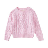 12M to 7 years baby & kids boys girls fashion cable-knit solid casual pullover sweaters children fall winter knitted sweaters
