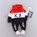 Mqtime Spring Autumn Children Cotton Clothing Suit Baby Boys Girls Clothes Kids Sport Hoodies Pants 2Pcs/Sets Fahion Toddler Tracksuits