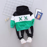 Mqtime Spring Autumn Children Cotton Clothing Suit Baby Boys Girls Clothes Kids Sport Hoodies Pants 2Pcs/Sets Fahion Toddler Tracksuits