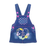 Mqtime 1-6T Kids Sundress Summer Girls Jeans Suspender dress Overalls Baby Straps Denim Bib Dress Toddler Clothing Bebe Clothes