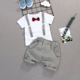 Mqtime  Kids Boys Clothes Boy Summer Clothing Sets Short Sleeves Print Tops Shirt+Flower Shorts Suits Children Clothing