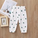 Mqtime New 2-7y Summer Solid Color Linen Pleated Children Ankle-length Pants for Baby Boys Pants Harem Pants for Kids Child