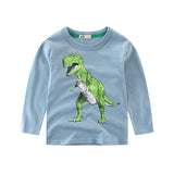 Kids Shirts T-Shirt for Children's Children Girls Boys a Boy Shirt Child Kid's Dinosaur Kid Cotton Cartoon Tops Clothing Clothes