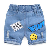 Mqtime Summer Boys Denim Shorts Cartoon Shorts For Kids 1-8years Children Pants Toddler Trousers Clothing