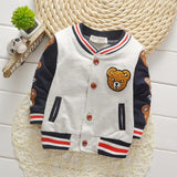 Mqtime Spring Autumn Baby Outwear Boys Coat Children Girls Clothes Kids Baseball Infant Sweatershirt Toddler Fashion Brand Jacket SUIT