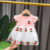 Mqtime 6 9 12 18 24 M baby girls clothes birthday tutu dresses dress for newborn baby girls summer clothing toddler infant baby dress