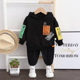 Mqtime Spring Autumn Children Cotton Clothing Suit Baby Boys Girls Clothes Kids Sport Hoodies Pants 2Pcs/Sets Fahion Toddler Tracksuits