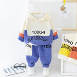 Mqtime Spring Autumn Children Cotton Clothing Suit Baby Boys Girls Clothes Kids Sport Hoodies Pants 2Pcs/Sets Fahion Toddler Tracksuits