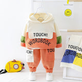 Mqtime Spring Autumn Children Cotton Clothing Suit Baby Boys Girls Clothes Kids Sport Hoodies Pants 2Pcs/Sets Fahion Toddler Tracksuits