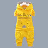 Mqtime Spring Autumn Children Cotton Clothing Suit Baby Boys Girls Clothes Kids Sport Hoodies Pants 2Pcs/Sets Fahion Toddler Tracksuits