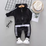 Mqtime Spring Autumn Children Cotton Clothing Suit Baby Boys Girls Clothes Kids Sport Hoodies Pants 2Pcs/Sets Fahion Toddler Tracksuits