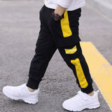 Autumn Children Pants For Boys Cargo Pant Letters Kids Pants Casual Kids Clothes Winter Teenage Boys Clothing For 3-16 Years New