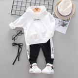 New Spring Autumn Baby Fashion Clothes Kid Boys Girls T Shirt Pants 2Pcs/sets Children Infant Clothing Toddler Cotton Sportswear