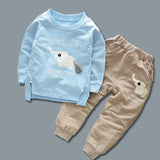 New Spring Autumn Baby Fashion Clothes Kid Boys Girls T Shirt Pants 2Pcs/sets Children Infant Clothing Toddler Cotton Sportswear