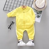 New Spring Autumn Baby Fashion Clothes Kid Boys Girls T Shirt Pants 2Pcs/sets Children Infant Clothing Toddler Cotton Sportswear