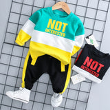 New Spring Autumn Baby Fashion Clothes Kid Boys Girls T Shirt Pants 2Pcs/sets Children Infant Clothing Toddler Cotton Sportswear