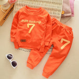 New Spring Autumn Baby Fashion Clothes Kid Boys Girls T Shirt Pants 2Pcs/sets Children Infant Clothing Toddler Cotton Sportswear