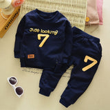 New Spring Autumn Baby Fashion Clothes Kid Boys Girls T Shirt Pants 2Pcs/sets Children Infant Clothing Toddler Cotton Sportswear