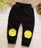 Mqtime New Spring Autumn Fashion Children Cotton Clothes Baby Boys Girls Elastic Pocket Work Trousers Kids Infant Casual Sports Pants