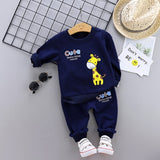 New Spring Autumn Baby Fashion Clothes Kid Boys Girls T Shirt Pants 2Pcs/sets Children Infant Clothing Toddler Cotton Sportswear