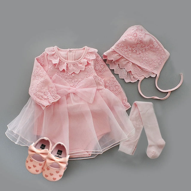 Newborn Baby Girl Dresses Clothes For 0-3 Month Set Party Birthday Dre mqtime Newborn Baby Girl Dresses Clothes For 0-3 Month Set Party Birthday Dre mqtime