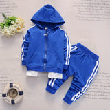 Mqtime Spring Autumn Baby Boys Girls Tracksuits Fashion Children Hooded Jacket Pants 2Pcs Sets Kids Brand Clothes Toddler Clothing Suit