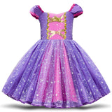 Mqtime Infant Baby Girls Princess Costume Halloween Cosplay Clothes Toddler Party Role-play Kids Fancy Dresses For Girls