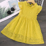 Mqtime  Baby Girls Dress New Summer Kids Girl Princess Dresses Floral Sweet Dress Lovely Casual Costume Children Clothing