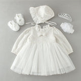 Baby Christening Gowns Infant Baby Girl Baptism Little Girl Clothes Summer Dresses Baby Girl Wedding Christmas Dress Baby