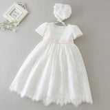 Mqtime Baby Girls Dress Long Sleeve Kids First Birthday Ball Gown Infant Dresses for Baptism Bridesmaid party 3-24 month