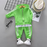 Mqtime Spring Autumn Children Cotton Clothing Suit Baby Boys Girls Clothes Kids Sport Hoodies Pants 2Pcs/Sets Fahion Toddler Tracksuits