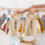 Mqtime Children Spring Autumn Baby Boys Girls Clothes Cotton Jacket patchwork hoodies Kid Fashion Toddler Casual Clothing Tracksuits