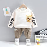 2021 NEW Baby T-shirt Pants 2Pcs Suits Toddler Tracksuits Children Boys Girls Cartoon Style Clothing Sets Kids Clothes Toddler