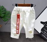 Mqtime 2-7Years Children Pants for Baby Broken Hole Summer Trousers Boys Denim Shorts Kids Child Casual Shorts