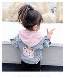 Mqtime Spring/Autumn Girls' Denim Jacket Coat New Korean Children's Clothing Clothes Infant Girls Baby Tops