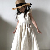 Mqtime New Brand Baby Girls Dresses Korean Japan Style Summer Kids Girls Dress Ruffles Kids Girl Clothing Causal Princess Dress