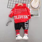 Mqtime New Spring Autumn Children Fashion Clothes Baby Boys Girls Hoodies Pants 2Pcs/sets Kids Toddler Clothing Infant Casual Tracksuit