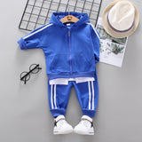 Mqtime New Spring Autumn Children Fashion Clothes Baby Boys Girls Hoodies Pants 2Pcs/sets Kids Toddler Clothing Infant Casual Tracksuit