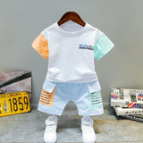 Mqtime Kids Baby Boy Printing cartoon T Shirt Shorts Summer Children Outing Clothes 2Pcs/sets Infant Kids Toddler Tracksuits 0-4 years