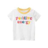 Mqtime Summer Children's T-Shirt Kids Cartoon Tops Tees Tee Baby Boys Girls Shirt T Shirt Size 2-8 Year Cotton Boy Clothing Fashion New