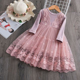 Winter Girls Dress 2021 Girls Clothes Princess Party Dress Backless Lace Tutu Layered Dress Elegant Ceremony Teenage Costume