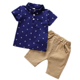 2021 Summer Children's Clothes Sets Boys T-shirt and Shorts Pants 2 Pieces Clothing Sets Children's Clothing Baby Boys Clothes