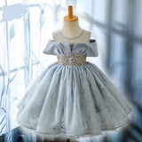 Mqtime Teens Girl Dress summer wedding retro Girl Dress Princess Formal Beauty Pageant Dress Party children's dress for Girl clothing