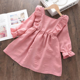 Mqtime  Girls Princess Patchwork Dress New Fashion Party Costumes Kids Bowtie Casual Outfits Baby Lovely Suits for 2 7Y