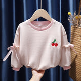 Mqtime Autumn Children Clothing Baby Tops Bottoming Shirt Long Sleeve Pullovers Sweatshirt Fall Clothes for Toddler Girls Ropa De Bebe