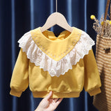 Mqtime Autumn Children Clothing Baby Tops Bottoming Shirt Long Sleeve Pullovers Sweatshirt Fall Clothes for Toddler Girls Ropa De Bebe