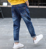 Mqtime Kids Boys Jeans Loose Pants Denim Clothing Children Fashion Boy Casual Bowboy Long Trousers  5-13Y