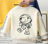 Mqtime Baby's boys girls cotton sweaters clothes kids girls cotton clothes baby girls smile casual fashion sweaters tops P4967